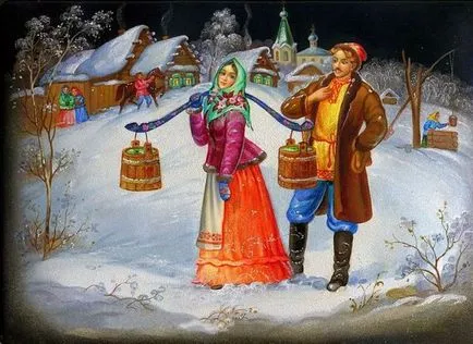 Както се носи вода иго, славянска традиция (настъпили директива грешка) Тъй като водата носеше иго, славянската традиция