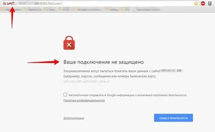 Как да деактивираме HTTPS (в Yandex браузър, Google Chrome, VKontakte)
