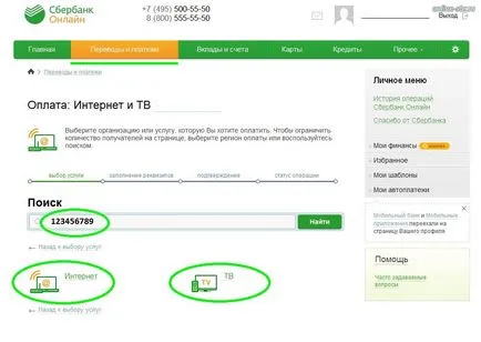 Как да платите чрез Сбербанк аксесоари онлайн от картата през терминал и ATM (спестовна банка) на Как да платите чрез Сбербанк аксесоари онлайн от картата през терминала и банкомат
