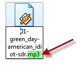 Как да промените разширението на файла на windows7