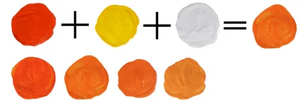 Как да се сдобиете с оранжев цвят, смесване боя, lookcolor (получите) Как да се сдобиете с оранжев цвят, смесване боя, lookcolor