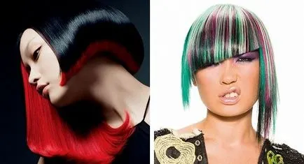 Creative боядисване на коса фото и видео уроци за коса с различни дължини