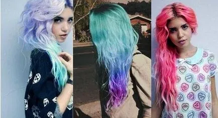 Creative боядисване на коса фото и видео уроци за коса с различни дължини