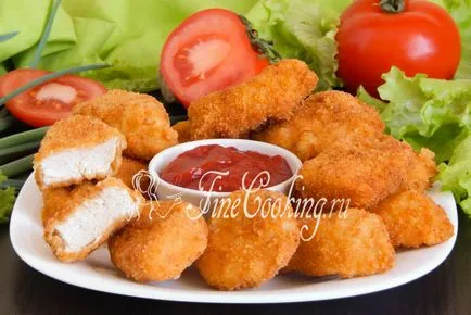 Пилешки хапки у дома - рецепти със снимки