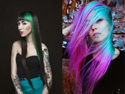 Creative видове hair- за оцветяване и рисуване техники за главата