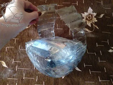 Кот от пластмасови бутилки и опаковки майсторски клас