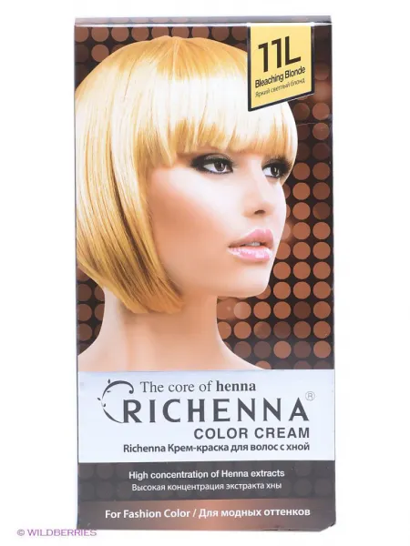 Крем за коса с къна richenna (нюанс избелване блондинка) - коментари, снимки и цена (оттенък) Крем за коса с къна richenna (нюанс избелване блондинка) - коментари, снимки и цена