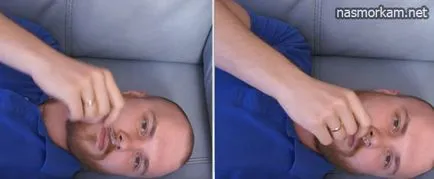 Как да погребе капките носа