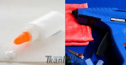 Как да лепило плата върху плат - плат