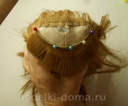 Как да шият кукла коса (дървета) Как да шият кукла коса