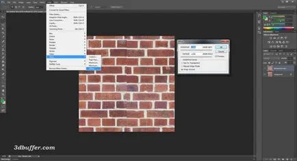 Как да направите безпроблемно текстура в Photoshop, 3dbuffer