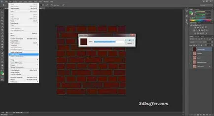 Как да направите безпроблемно текстура в Photoshop, 3dbuffer