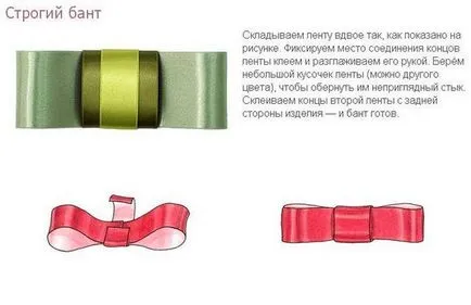 Как да си направим красив лък на сатенена панделка