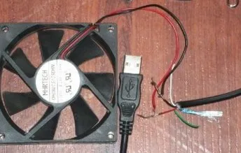 Как да си направим USB вентилатор със собствените си ръце от двигател, USB, охладителя