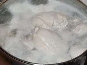 Лазаня с пиле и гъби