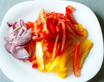 Пиле със зеленчуци (фахити), вкусни рецепти