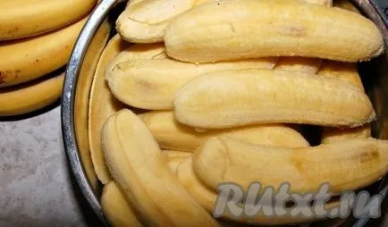 Как да замрази банани - рецептата със снимка