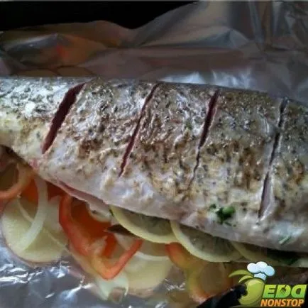 Шаран печен в ръкава с плънка за всеки вкус