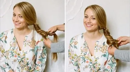 Кос риба hvost- как да се плитка