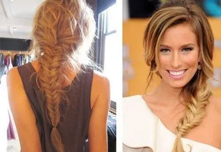 Кос риба hvost- как да се плитка