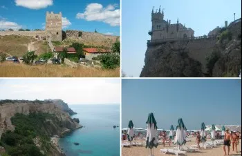 Крим - на полуостров, плискаше от две морета