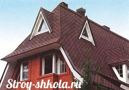 Покрив с ръцете си - умението на училищна сграда