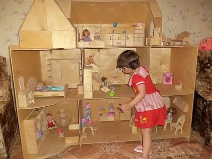 Куклена къща с ръцете си как да се направи къща за кукли, рисунки