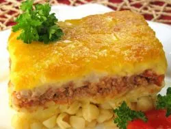 Макарони и сирене на фурна (мокър) Макарони и сирене на фурна