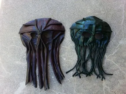 Маска Cthulhu кожа kozhanyemysli