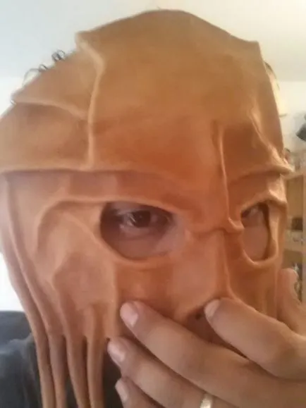 Маска Cthulhu кожа kozhanyemysli