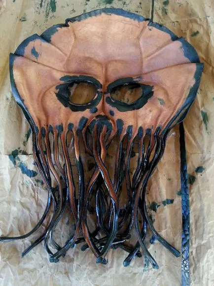 Маска Cthulhu кожа kozhanyemysli