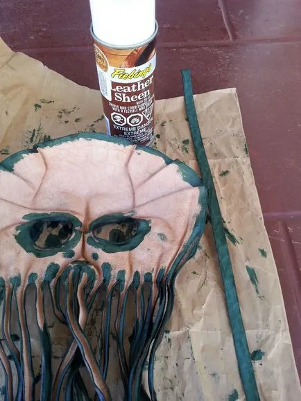 Маска Cthulhu кожа kozhanyemysli