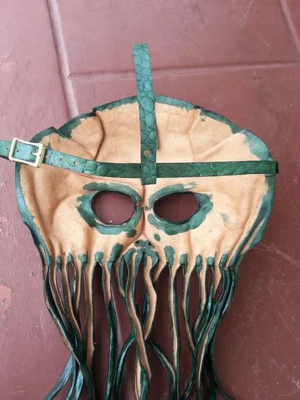 Маска Cthulhu кожа kozhanyemysli