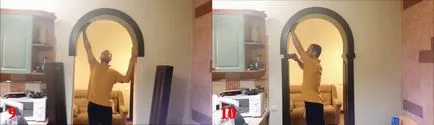Арки междустайни дървени с ръцете си (снимка)