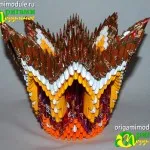 Модулна оригами за начинаещи или от къде да започна (Modular оригами ваза) Модулна оригами за начинаещи или от къде да започна
