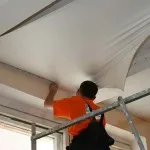 Монтаж на тавани на няколко нива, изработена от гипсокартон в снимки и видео