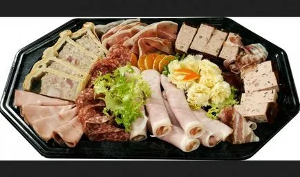 Месо и колбаси рязане, снимки