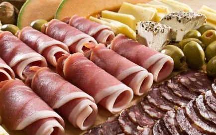 Месо и колбаси рязане, снимки