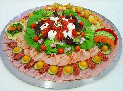 Месо и колбаси рязане, снимки