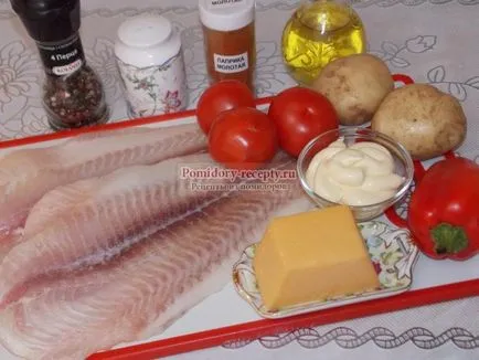 Sole с домати и картофи на фурна (пещ) Sole с домати и картофи на фурна