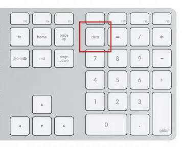 Num Lock, че е от клавиатурата