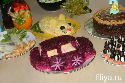 100 Салата украса снимка красива декорация салата