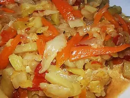 Зеленчукова яхния с картофи и тиквички - много вкусно рецепта