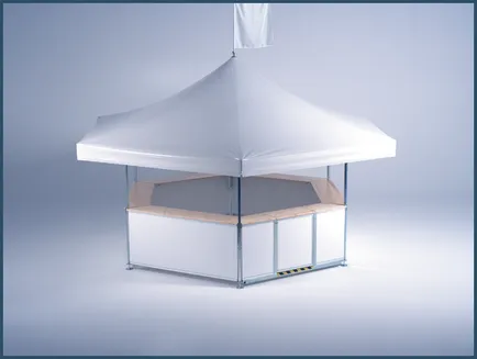 Преглед на размерите на мобилните павилион, mastertent® (zingerlemetal AG) Преглед на размерите на мобилните павилион, mastertent®