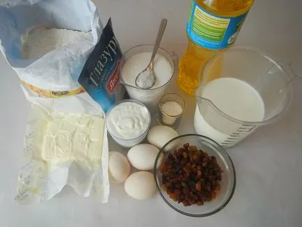 Лесна и вкусна Великден със стафиди в мляко - стъпка по стъпка рецепта със снимки как да се пекат Пасха у дома