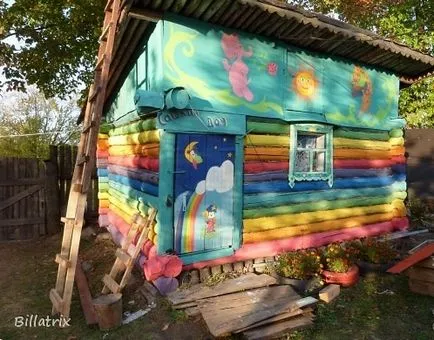 Боядисани барела в страната - майсторски клас, дома и градината