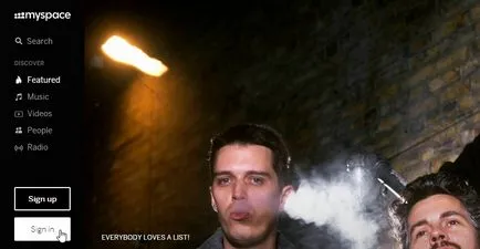Регистрирайте се на MySpace, Социални грижи мрежа