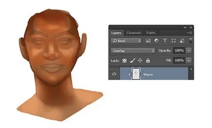 Рисуване реалистичен текстурата на кожата в Photoshop