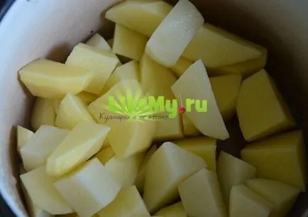 Рецепта вкусна растителни рагу с тиквички и картофи