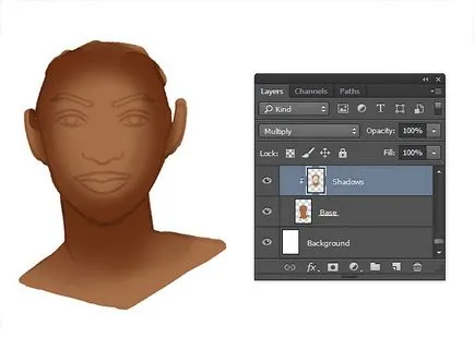 Рисуване реалистичен текстурата на кожата в Photoshop